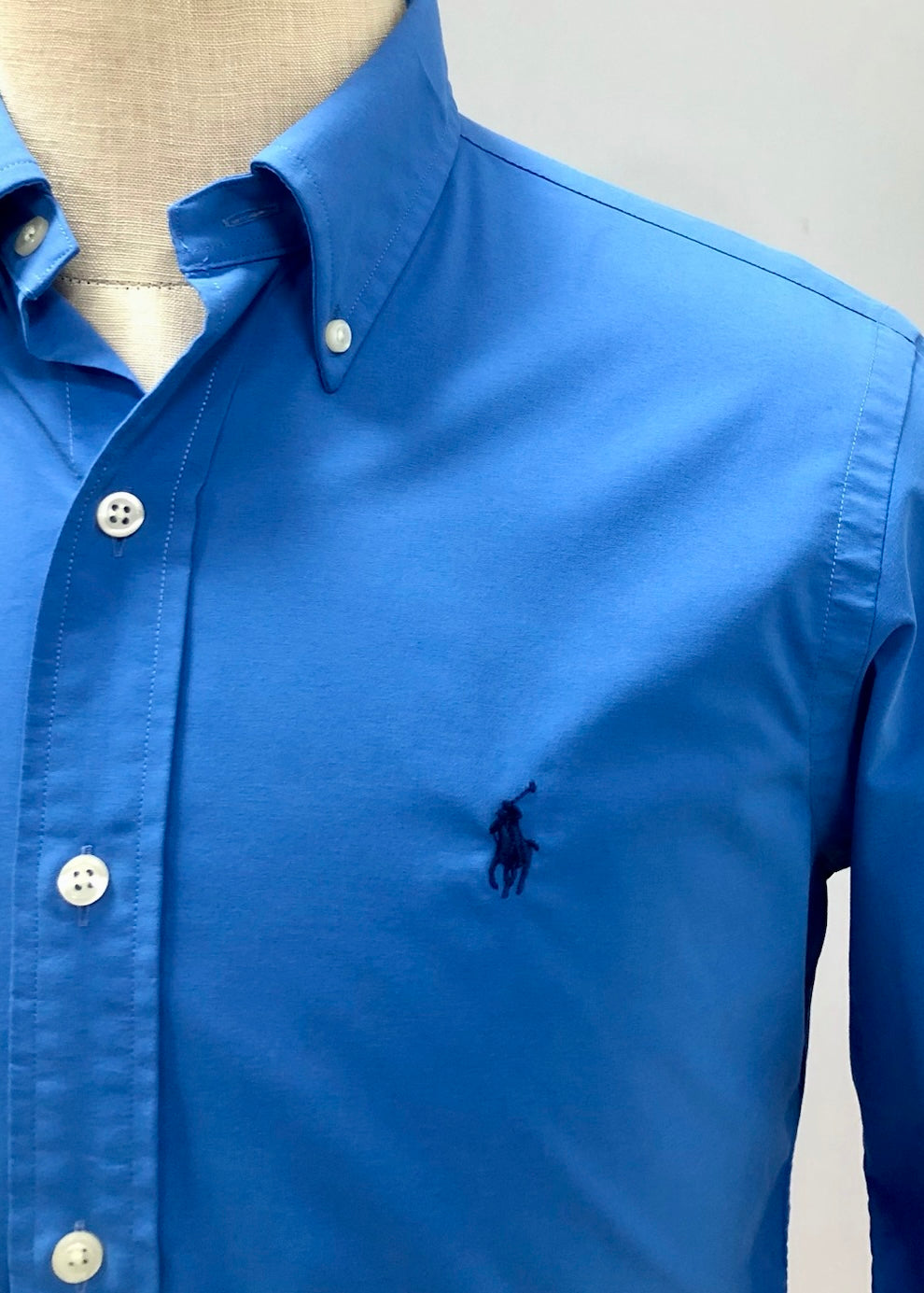 Camisa de botones Polo Ralph Lauren 🏇🏼 en color azul Talla S Entalle Clásico