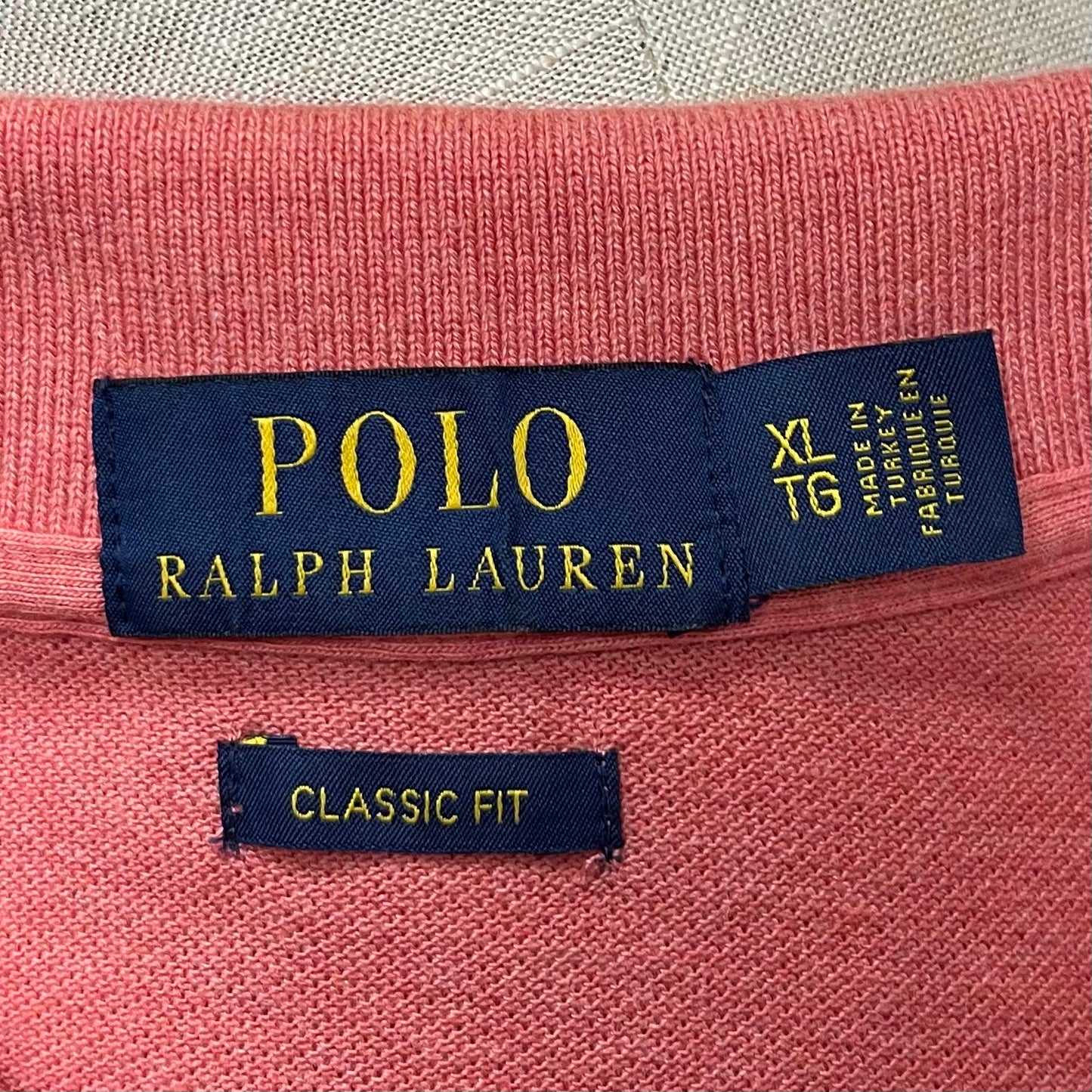 Camiseta Polo Ralph Lauren 🏇🏼color rosado magenta Talla XL Entalle Clásico