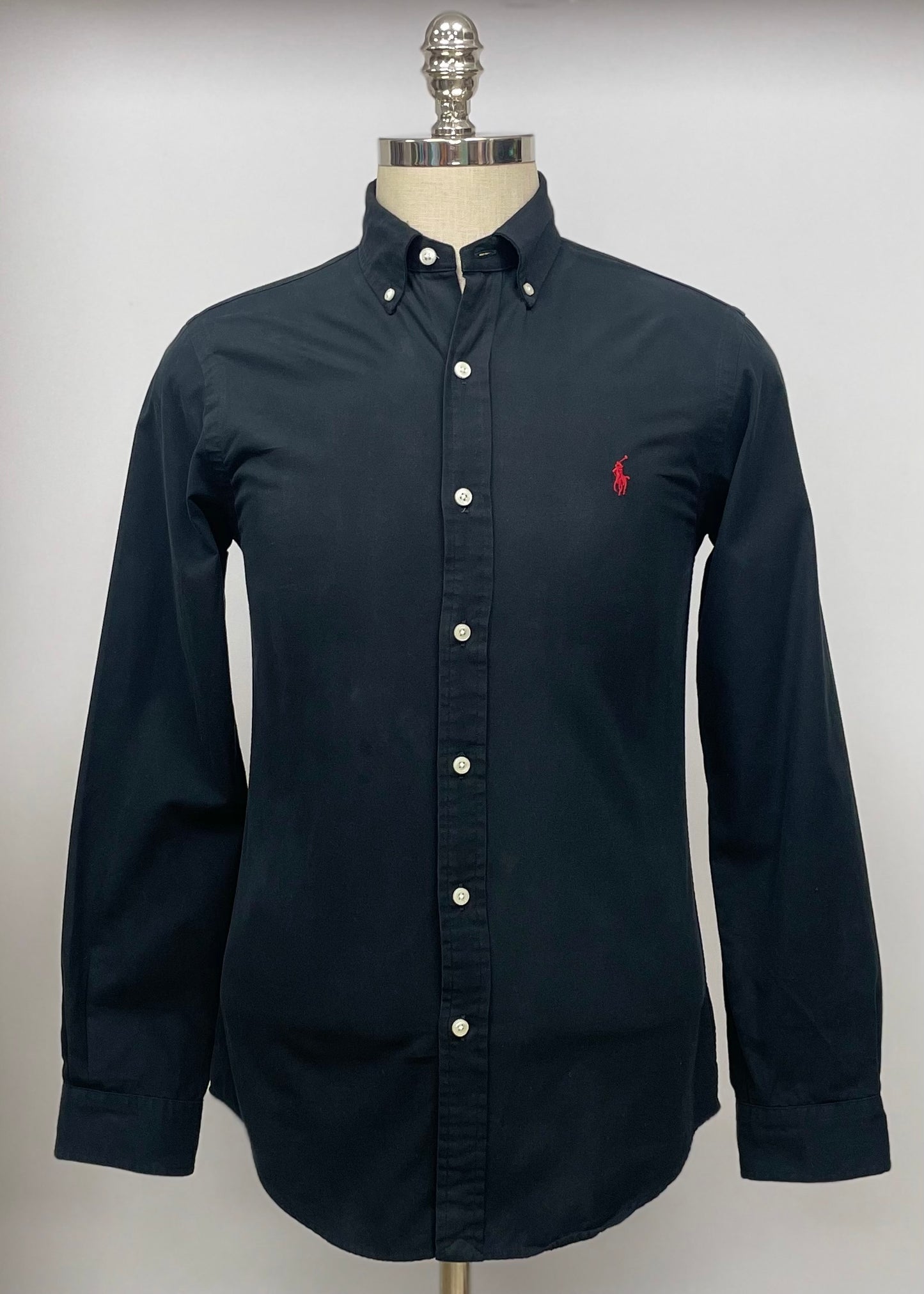 Camisa de botones Polo Ralph Lauren 🏇🏼 en color negro Talla S Entalle Slim Fit