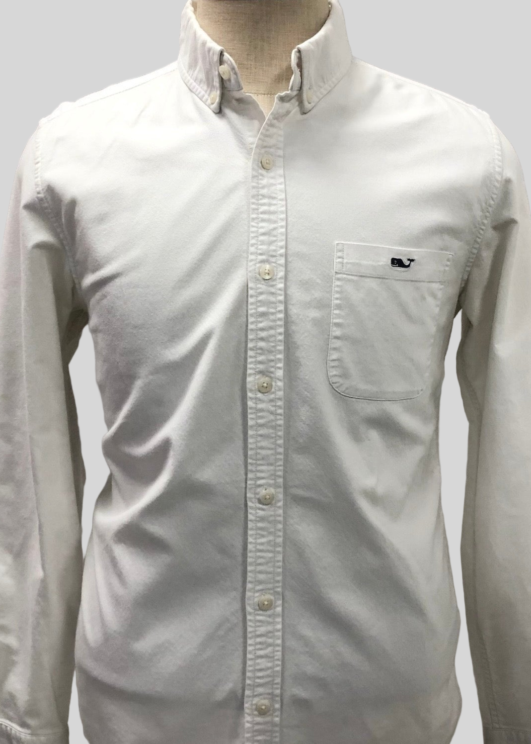 Camisa de botones Vineyard Vines 🐳 Oxford Color blanco Talla XL Entalle Slim Fit