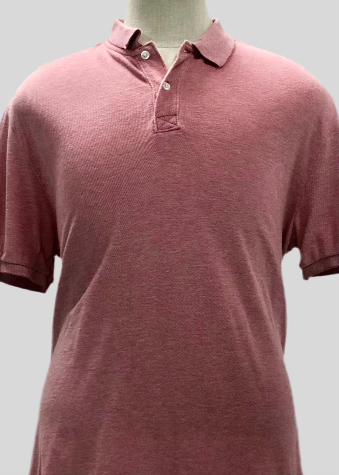 Camiseta Polo G.H. Bass 🇺🇸 color rosado claro Talla L Entalle Regular
