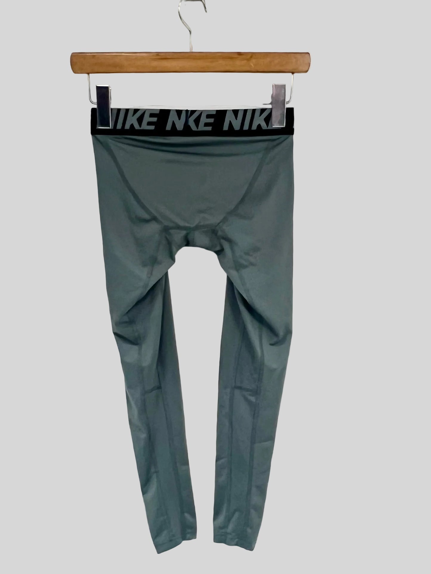 Malla de entrenamiento licra Nike ✔️ Pro Dri-FIT para hombre en Color gris cintura en negro Talla M