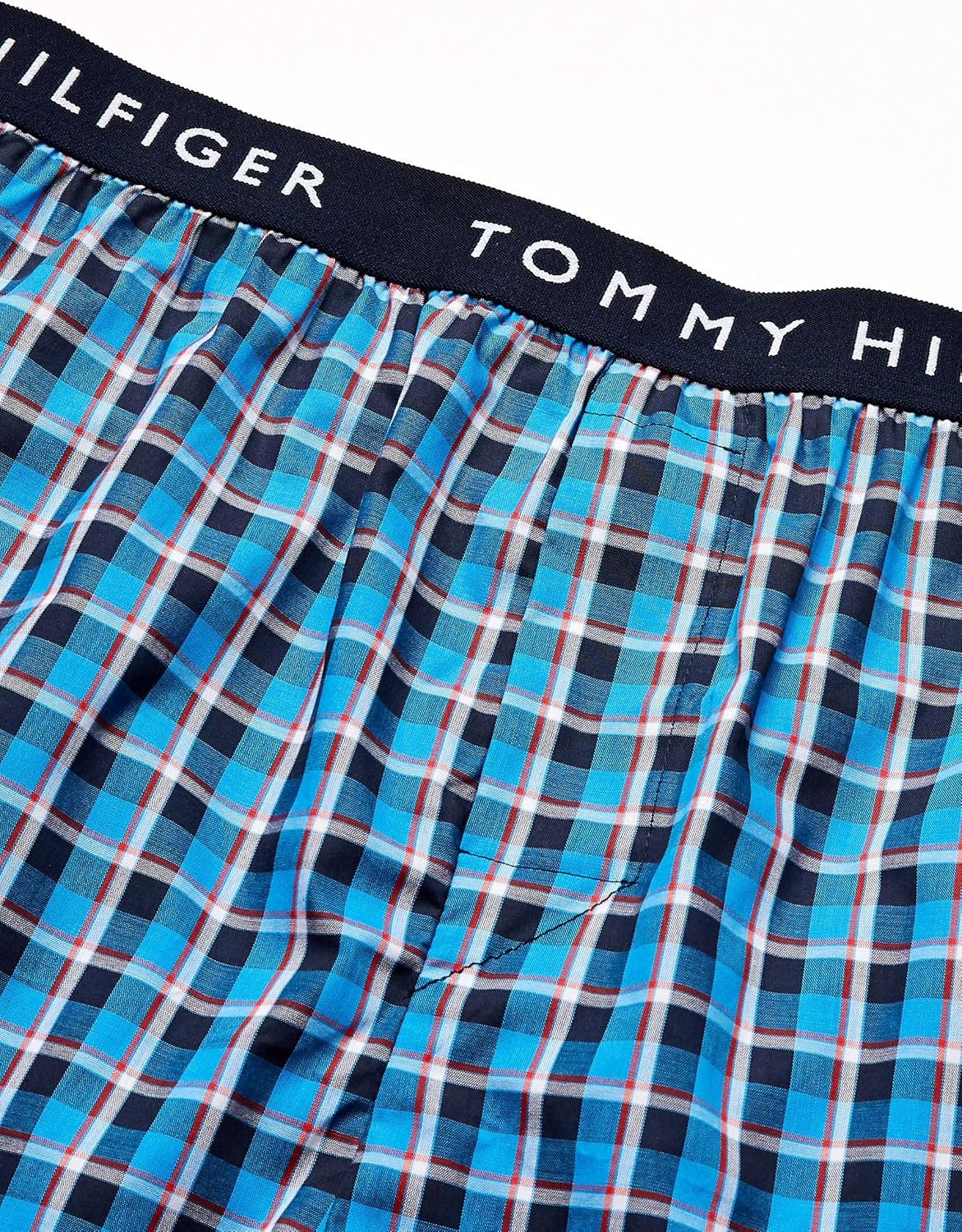 Paquete de 4 Boxer Briefs Tommy Hilfiger 🇺🇸 Clásicos de Tela algodón con patrón de cuadros Talla XL