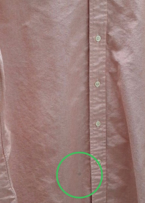 Camisa de botones Polo Ralph Lauren 🏇🏼 Oxford en color salmon Talla L Entalle Regular (ver descripción)