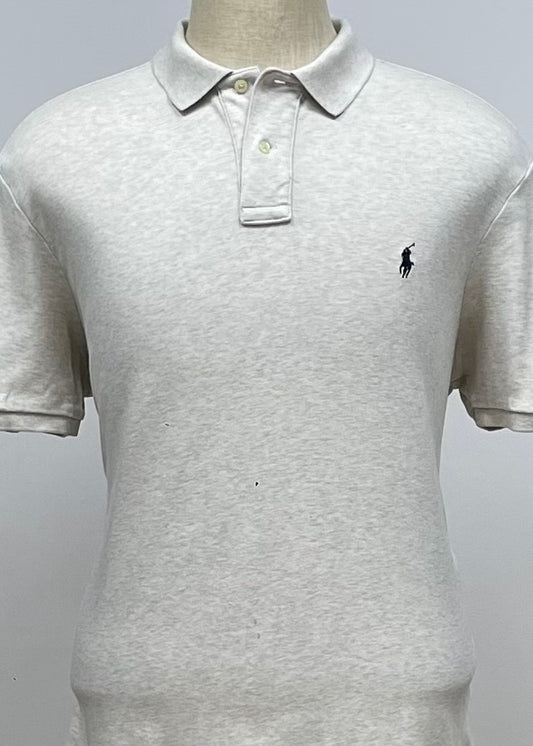 Camiseta Polo Ralph Lauren 🏇🏼 color crema Talla XL Entalle Regular