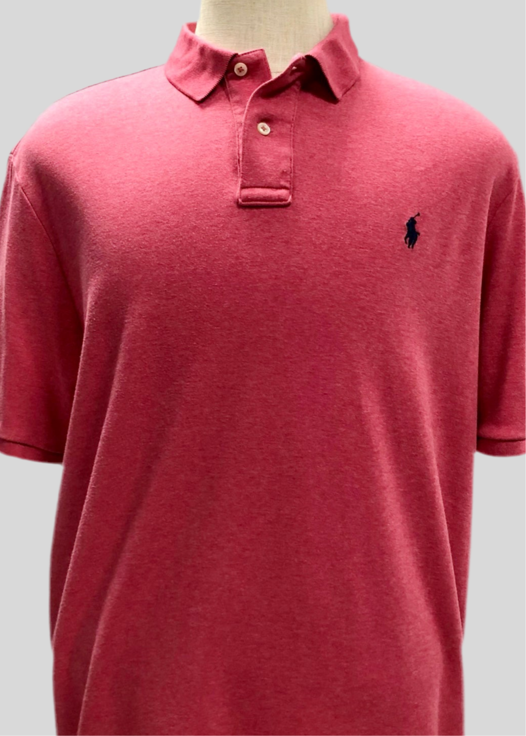 Camiseta Polo Ralph Lauren 🏇🏼color rosado magenta Talla XL Entalle Regular
