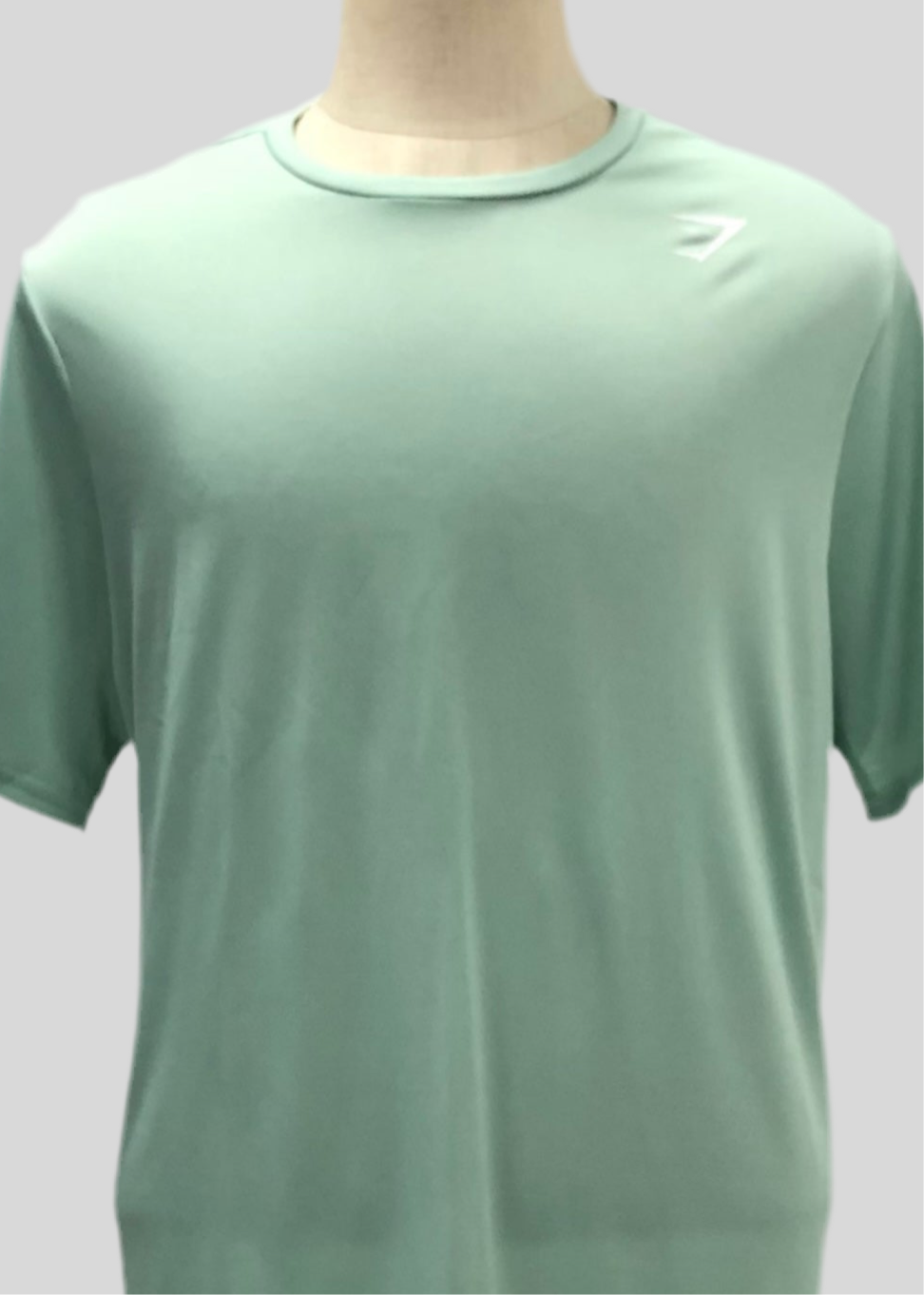 Camiseta de entrenamiento Gymshark 🏋🏽 color verde claro y logo en blanco Talla XXL