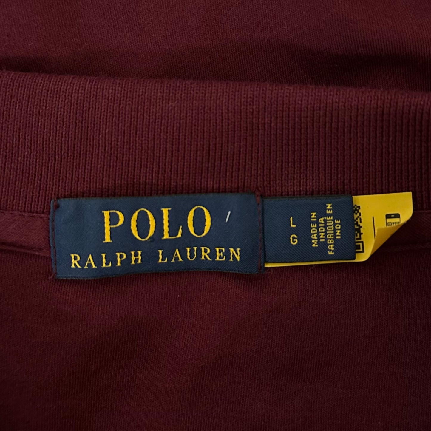 Camiseta Polo Ralph Lauren 🏇🏼 Pima color rojo oscuro Talla M, L, XL y XXL Entalle Regular