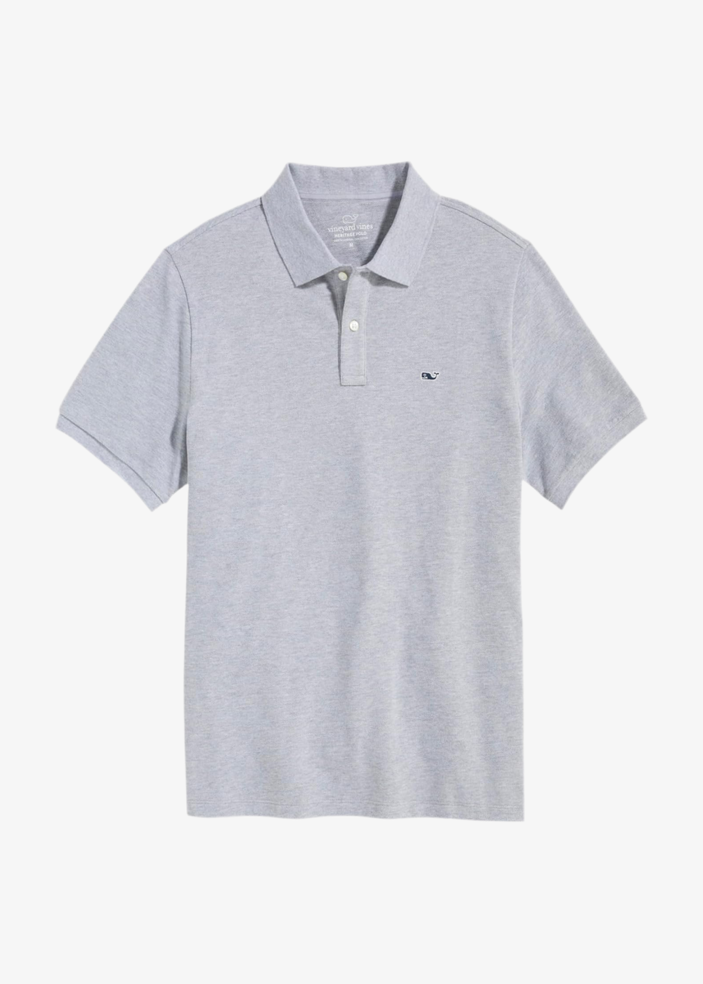 Camiseta Polo Vineyard Vines 🐳 color gris claro Talla M Entalle Slim Fit