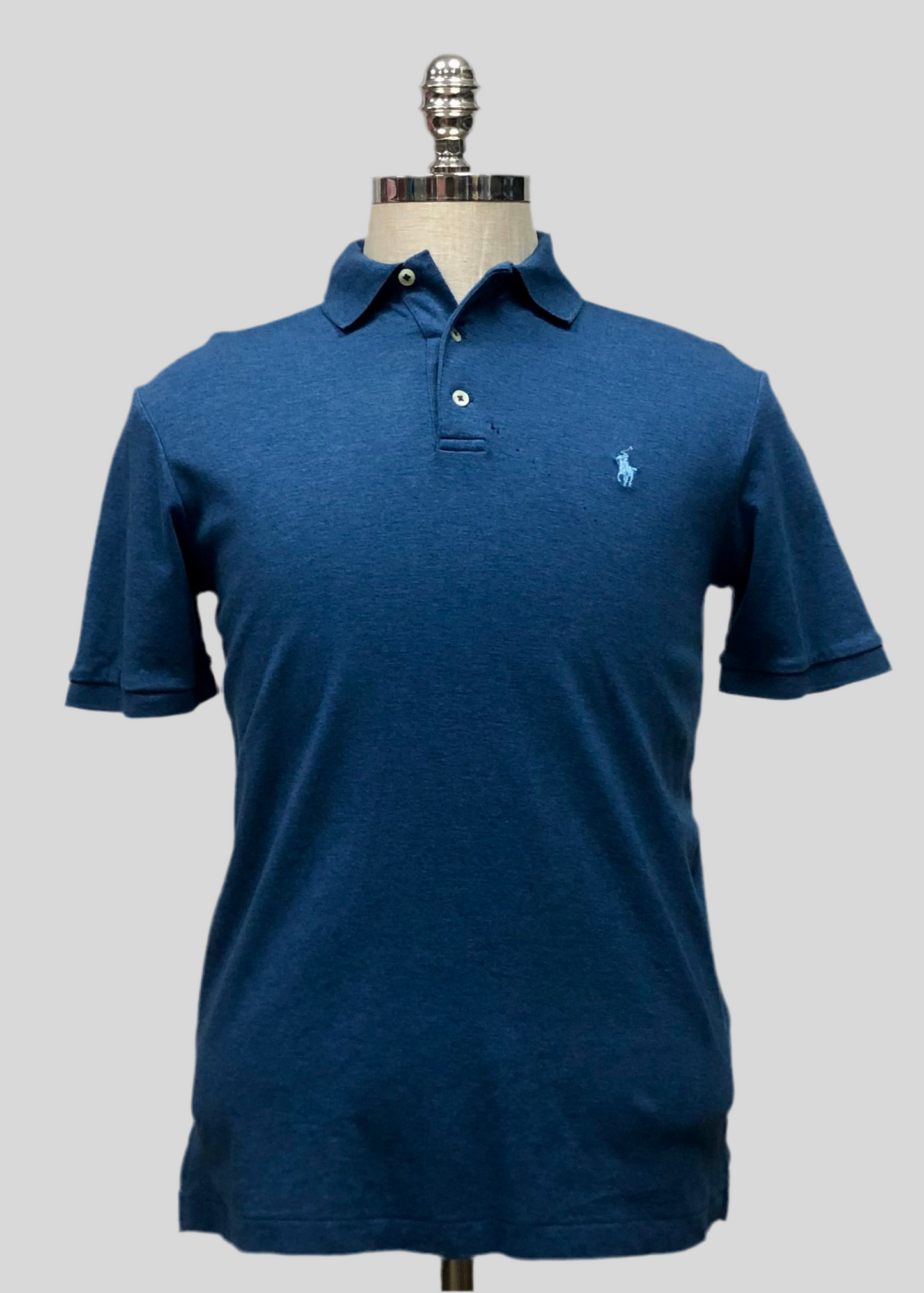 Camiseta Polo Ralph Lauren 🏇🏼 color azul grisáceo Talla S Entalle Clásico (ver descripción)
