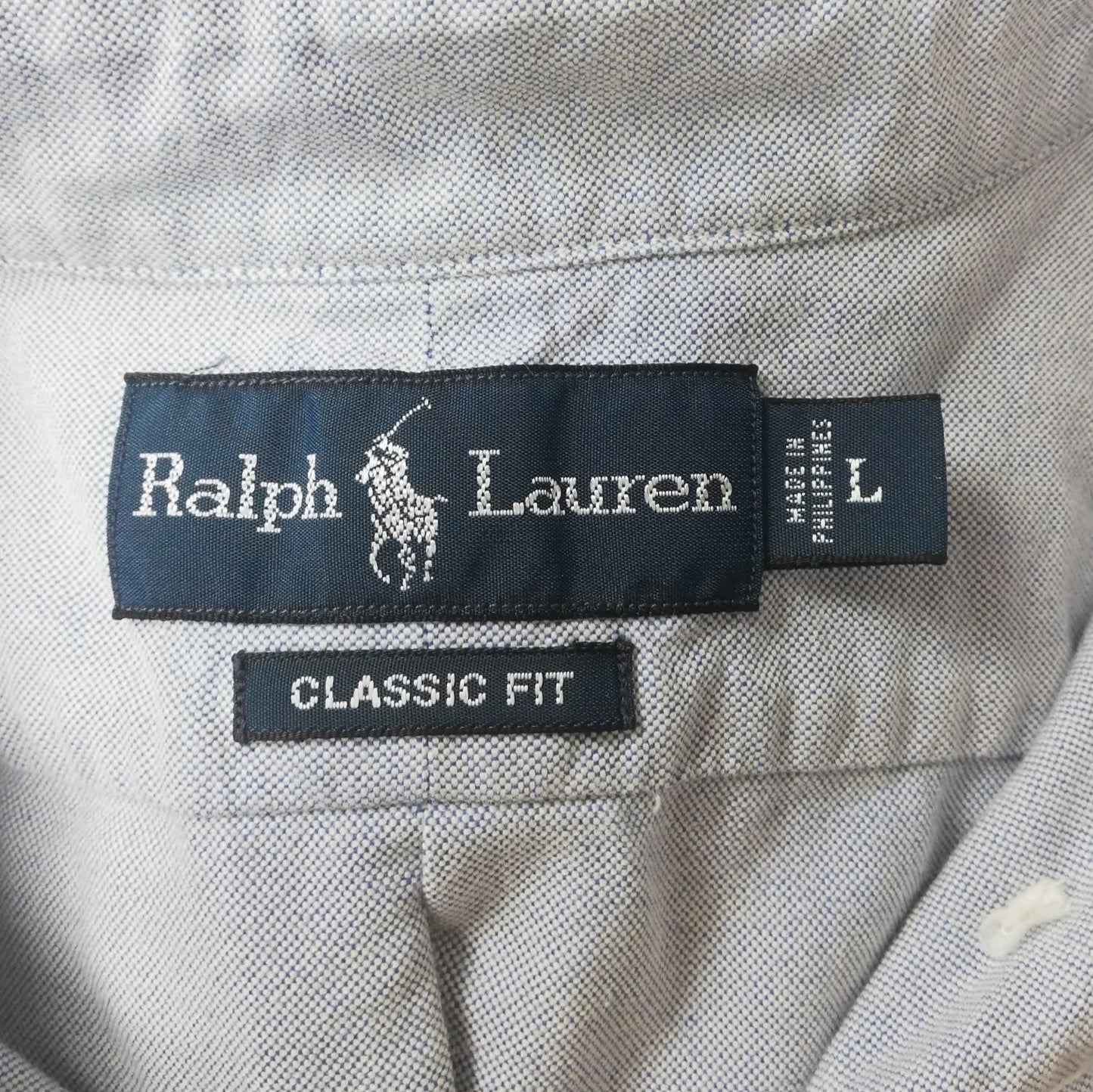 Camisa de botones en color celeste Oxford Polo Ralph Lauren 🏇🏼 Talla L Entalle Clásico (ver descripción)