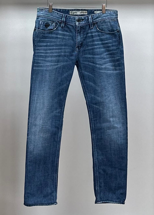 Pantalon jeans Guess color azul denim Talla 32 Corte Straight Fit