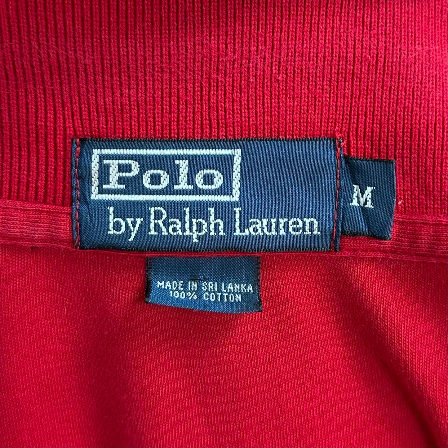 Camiseta Polo Ralph Lauren 🏇🏼 color rojo Talla M Entalle Regular (ver descripción)