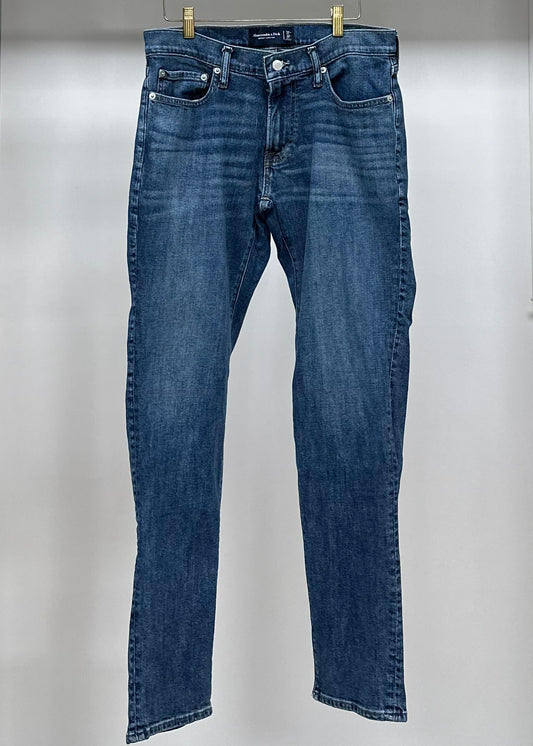 Pantalon jeans Abercrombie & Fitch 🇺🇸 color azul Talla 31x32 Corte Skinny