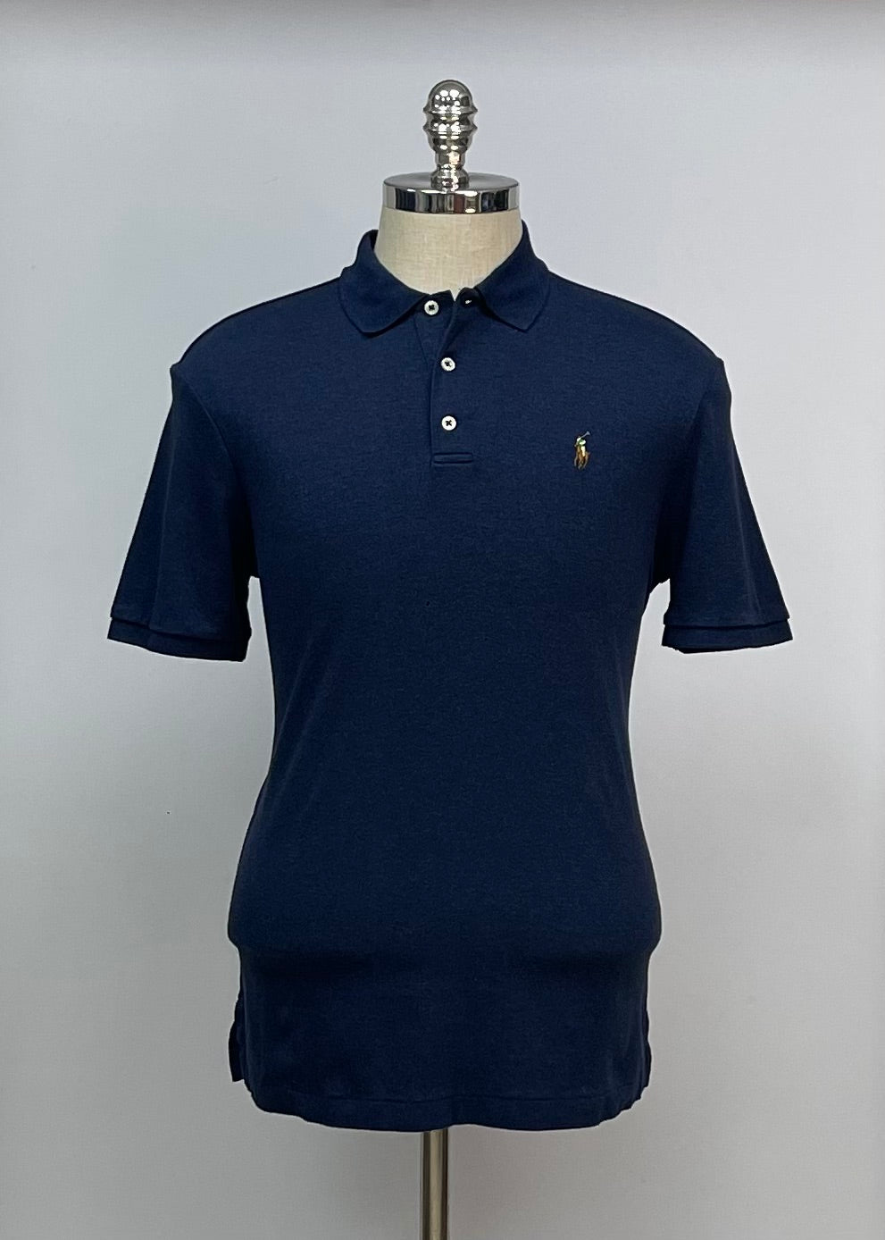 Camiseta Polo Ralph Lauren 🏇🏼 color azul oscuro Talla M Entalle Clásico