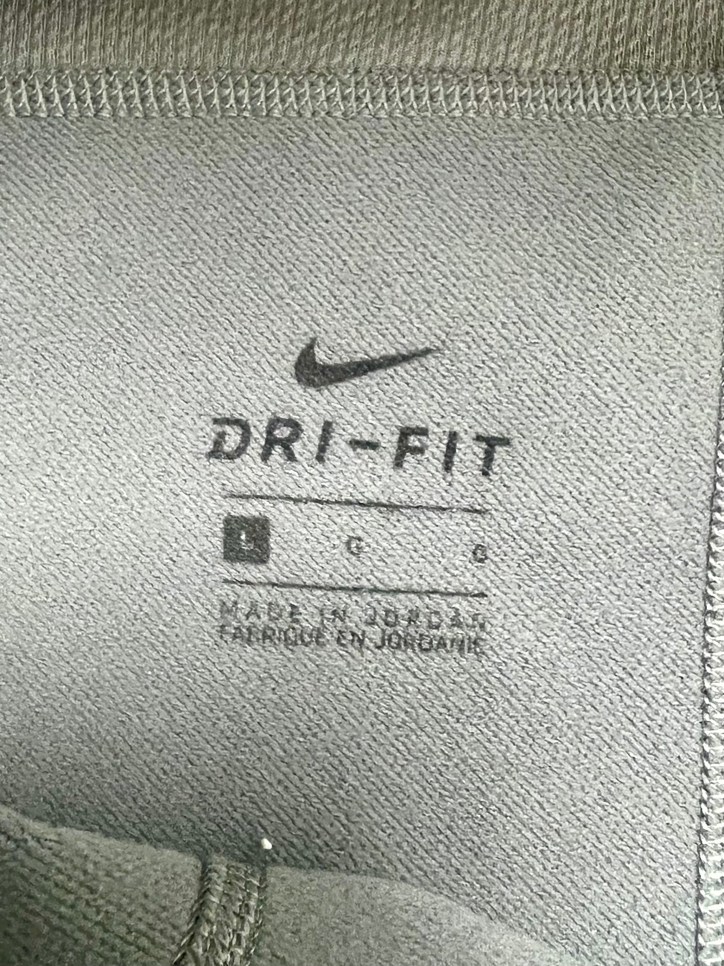 Malla de entrenamiento licra Nike ✔️ Pro Dri-FIT de 3/4 de largo para hombre en Color gris y cintura en negro Talla L