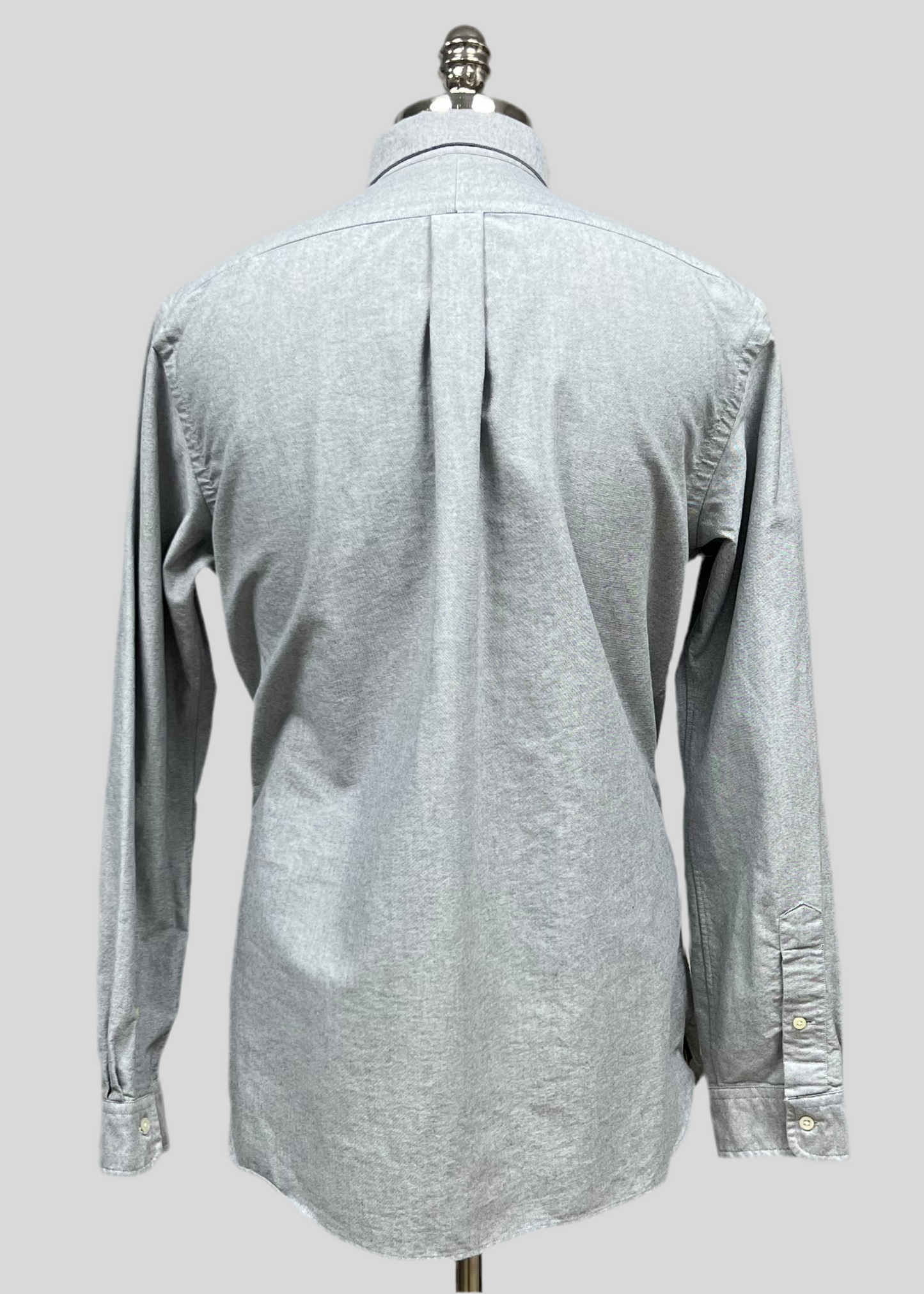 Camisa de botones Polo Ralph Lauren 🏇🏼 Oxford en color gris claro Talla L Entalle Clásico (ver descripción)