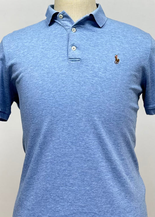 Camiseta Polo Ralph Lauren 🏇🏼 color Celeste Talla S Entalle Regular