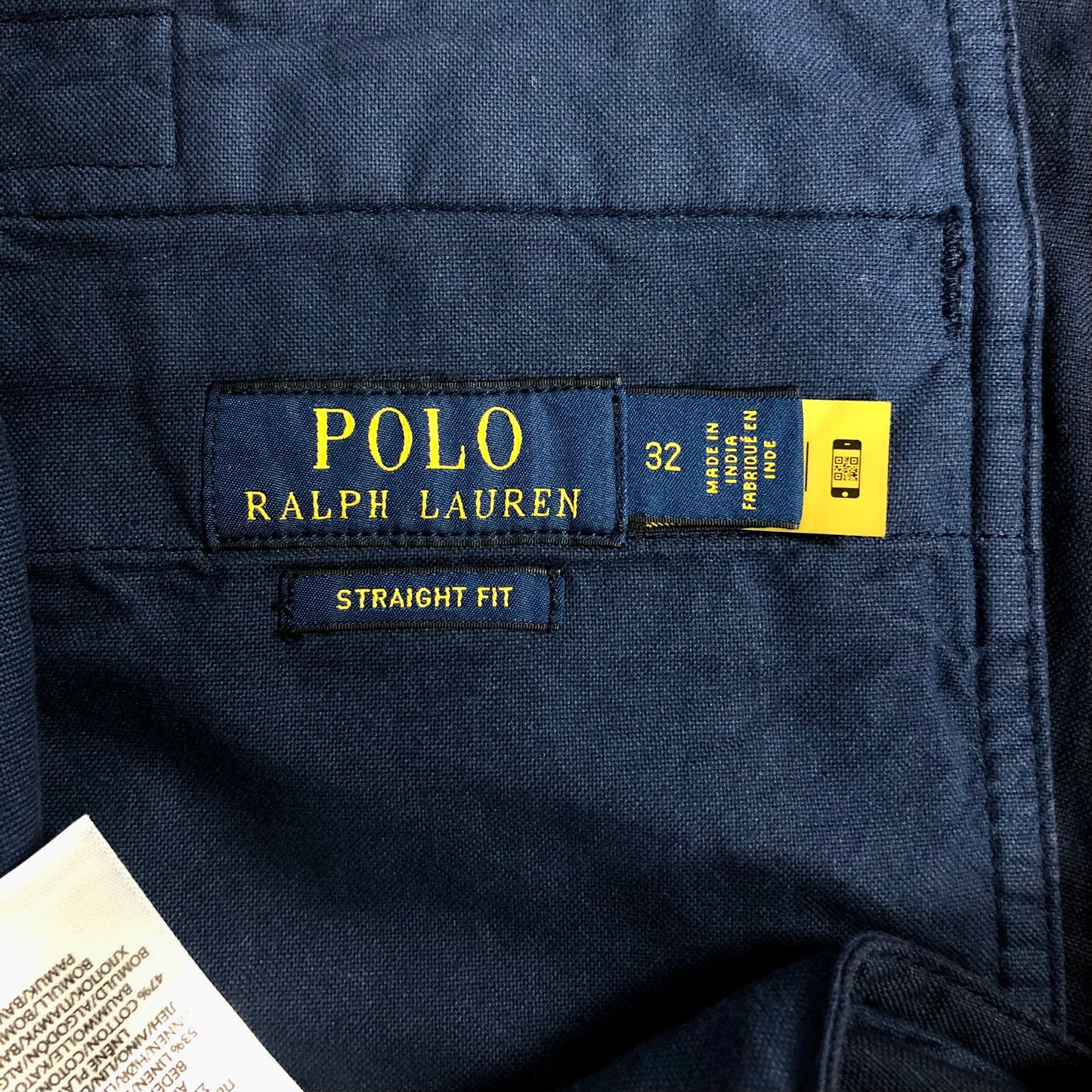 Short Casual Polo Ralph Lauren de lino color azul navy Talla 32