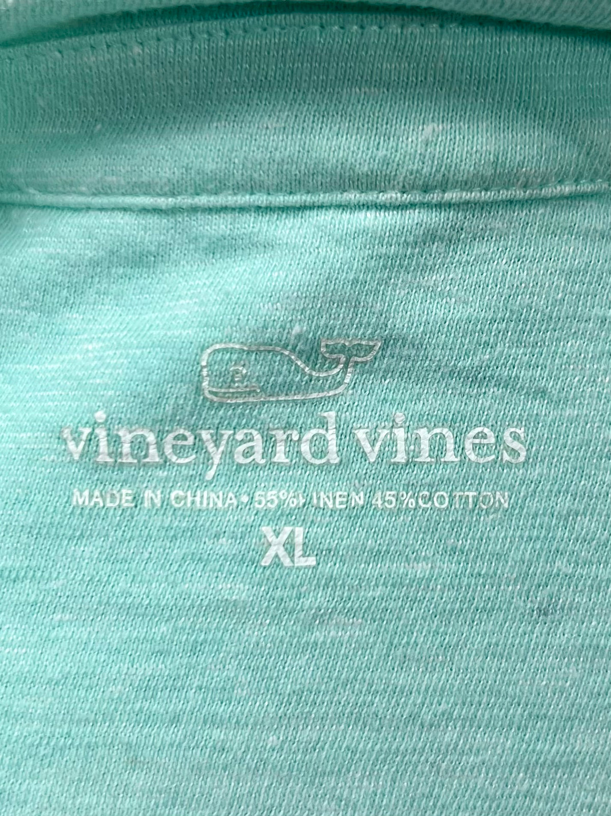 Camiseta Polo Vineyard Vines 🐳 Color turquesa claro Talla XL Entalle Regular
