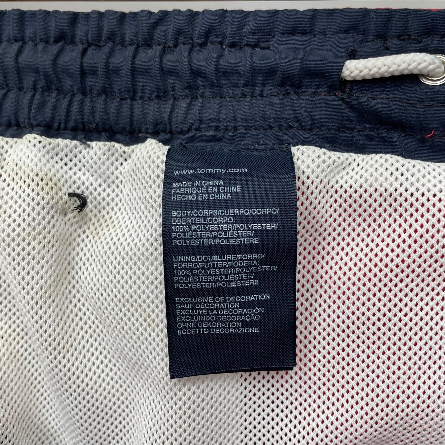 Shorts de baño Tommy Hilfiger 🇺🇸 en color rosado magenta talla L