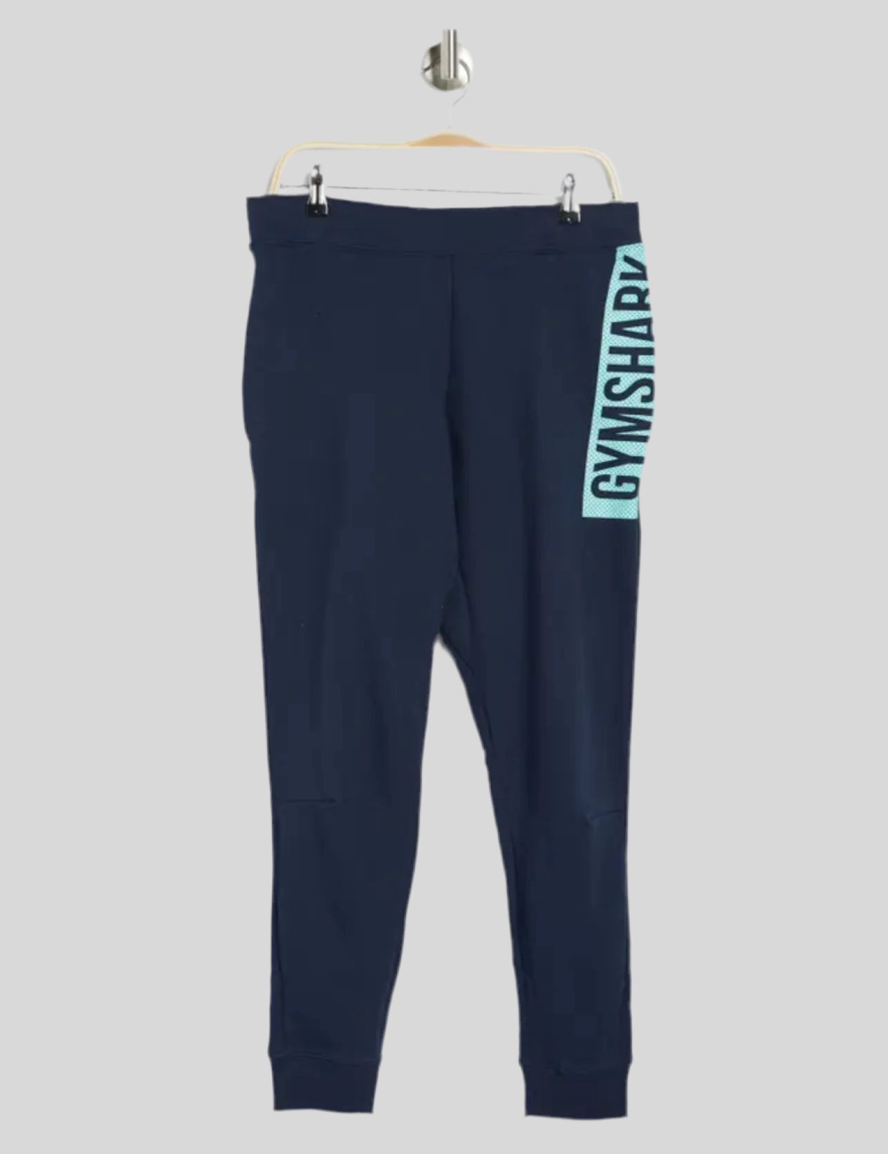 Pantalón Jogger marca Gymshark 🏋️‍♀️ color azul navy Talla XL Entalle Slim Fit