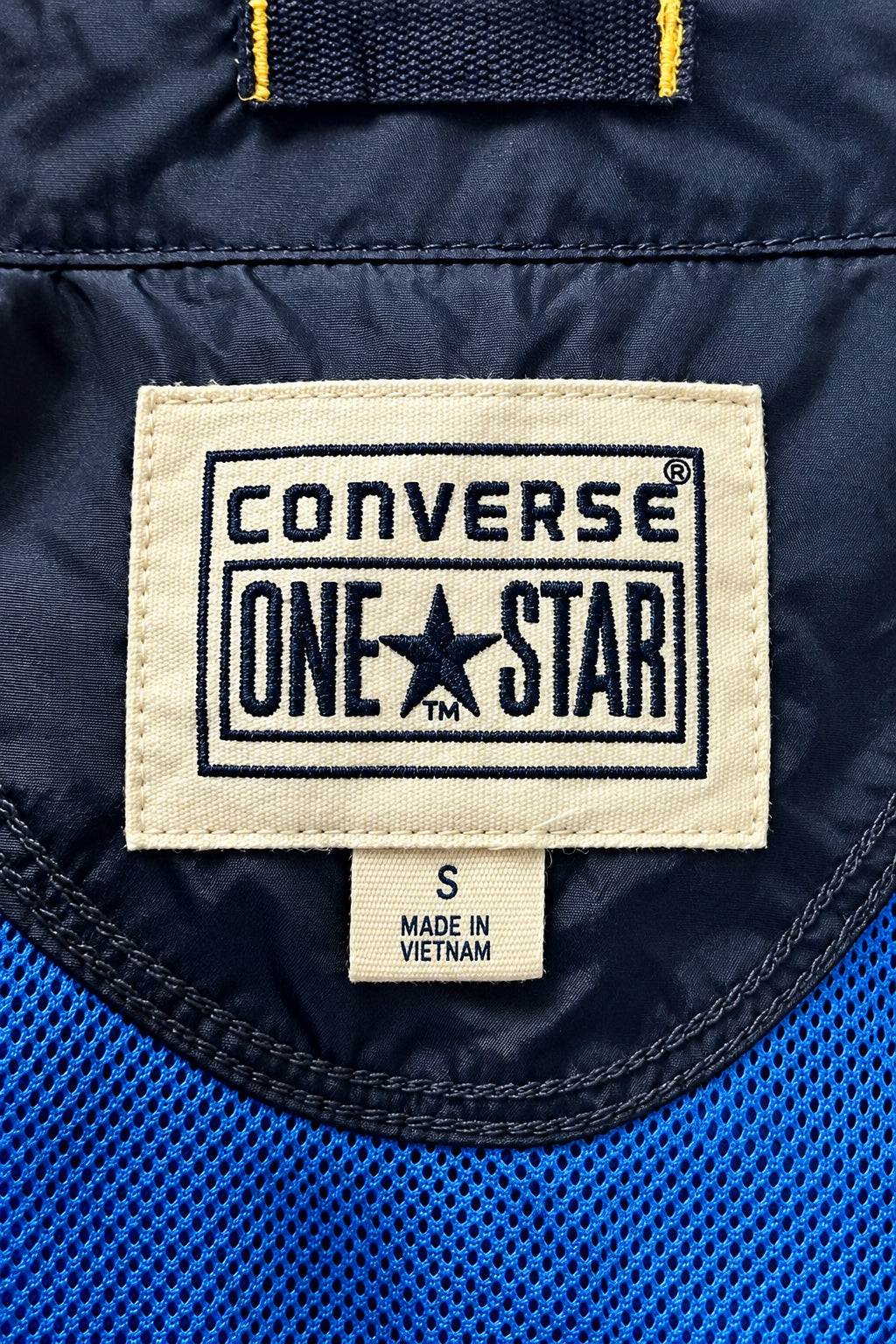 Jacket con capucha Converse ⭐️ color azul navy con zíper completo Talla S