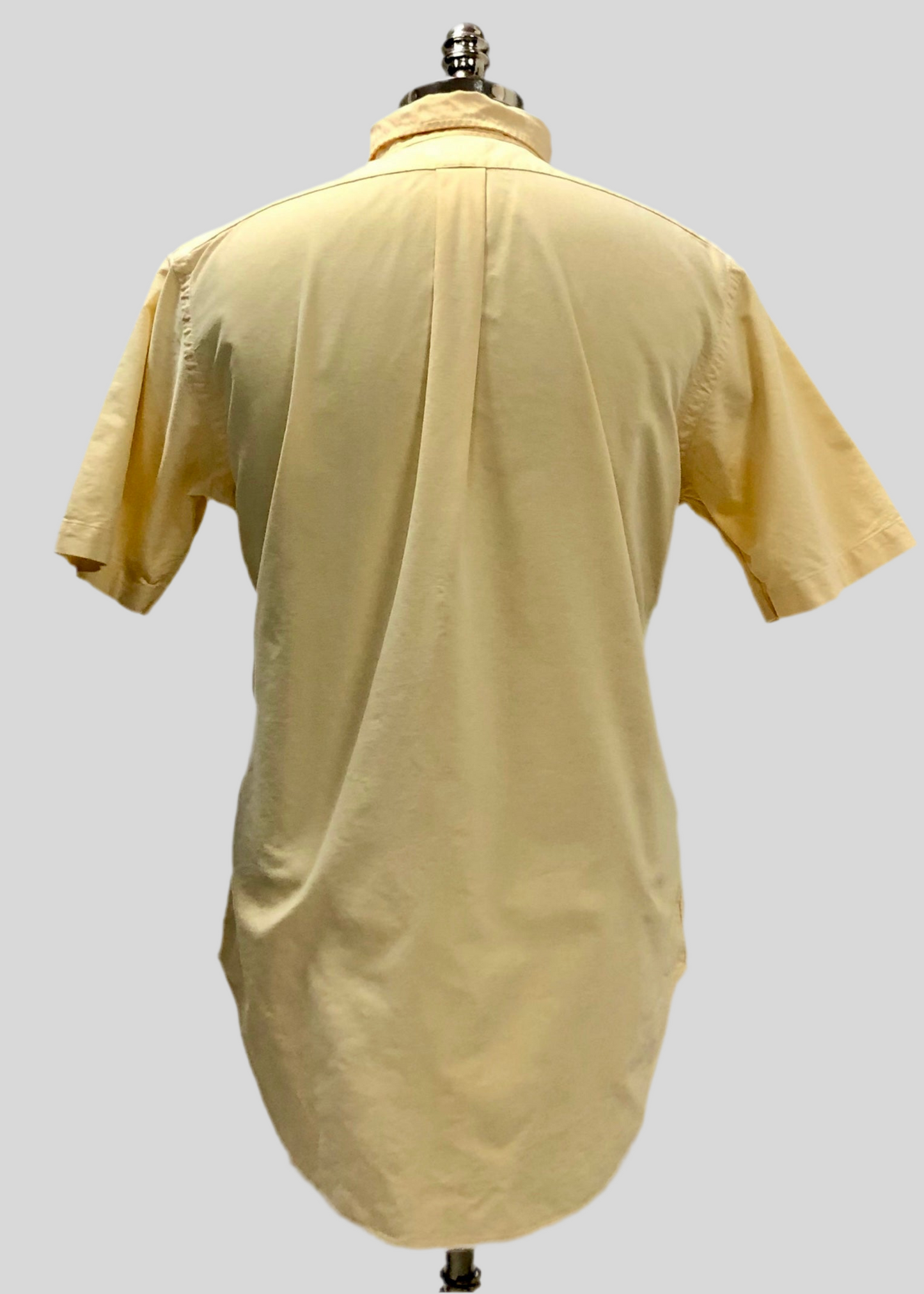 Camisa de botones Polo Ralph Lauren 🏇🏼 Oxford en color amarillo claro Talla M Entalle Clásico