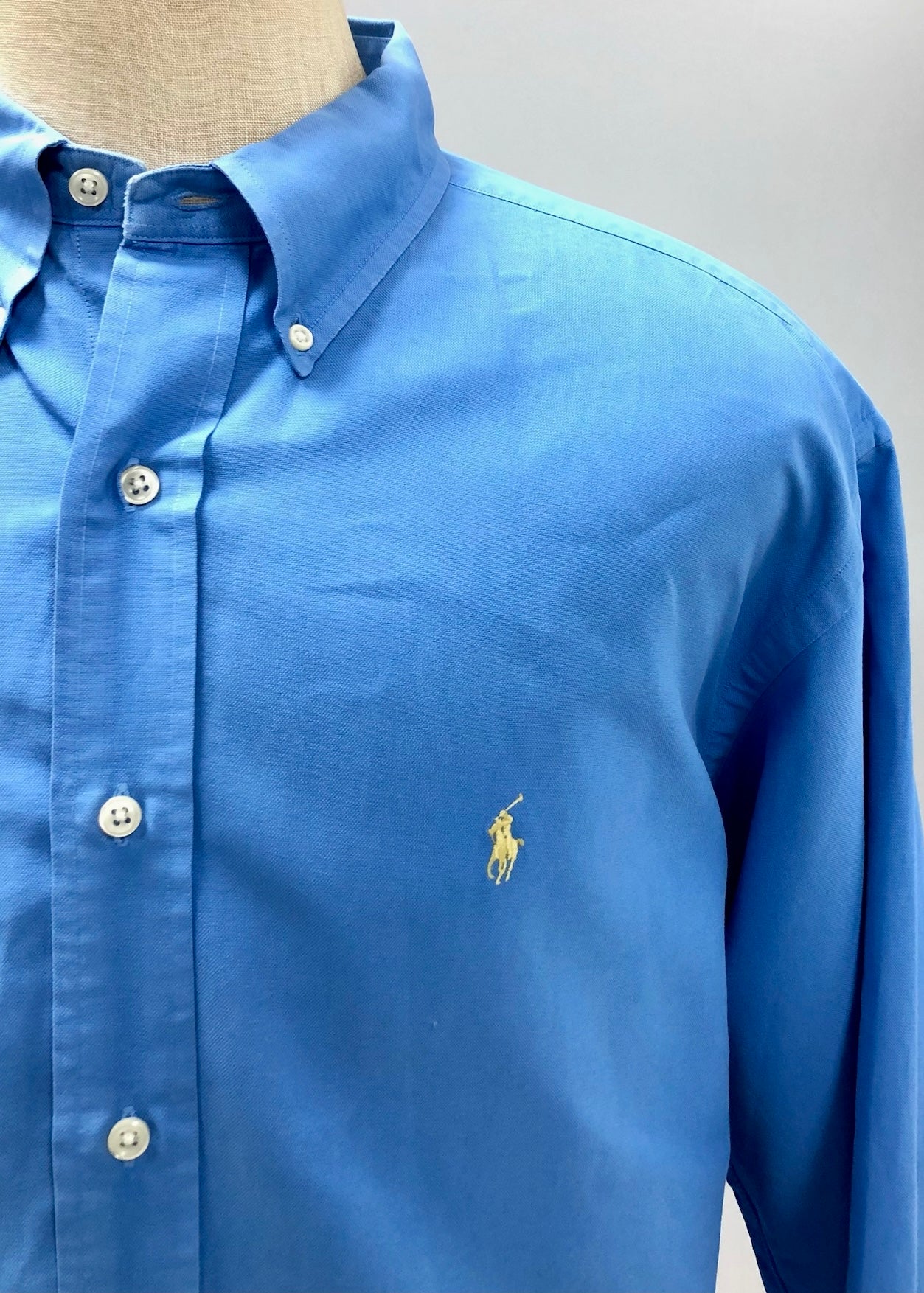 Camisa de botones Polo Ralph Lauren 🏇🏼 color azul Talla XL Entalle Regular (ver descripción)