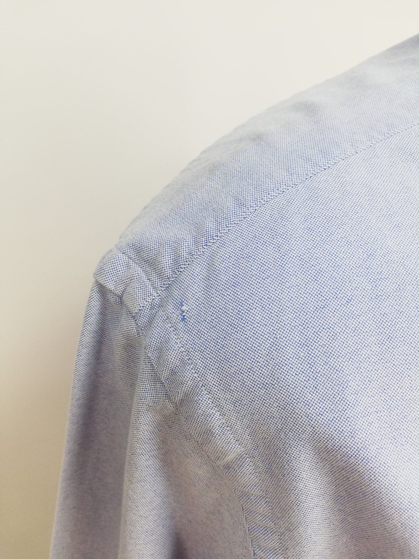 Camisa de botones Polo Ralph Lauren 🏇🏼 Oxford en color celeste Talla XL Entalle Regular (ver descripción)