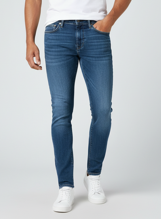 Pantalon jeans American Eagle 🦅  color azul oscuro Talla 31x32 Corte Skinny