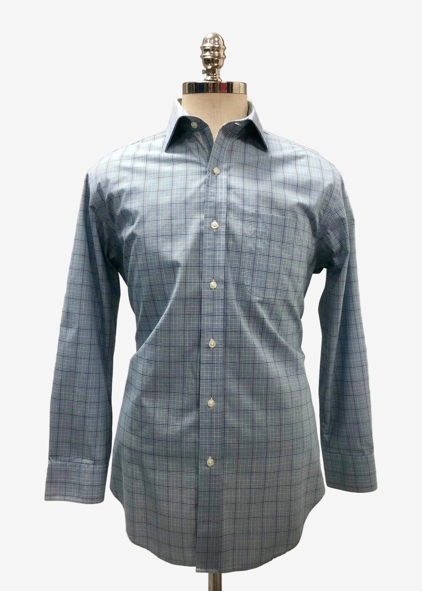 Camisa de botones Polo Ralph Lauren 🏇🏼 de cuadros rosado, azul y celeste Talla L Entalle Clásico