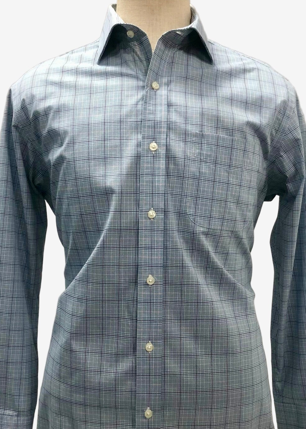 Camisa de botones Polo Ralph Lauren 🏇🏼 de cuadros rosado, azul y celeste Talla L Entalle Clásico