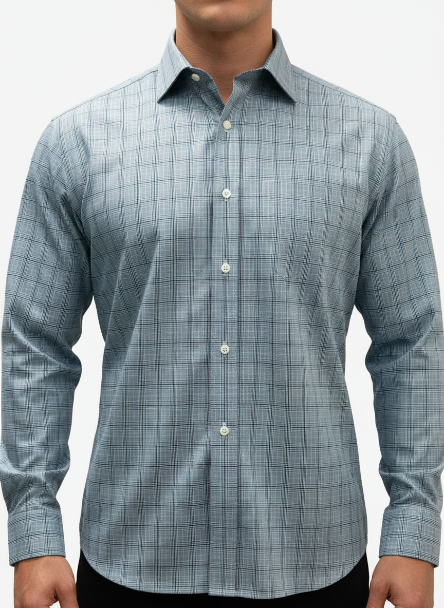 Camisa de botones Polo Ralph Lauren 🏇🏼 de cuadros rosado, azul y celeste Talla L Entalle Clásico