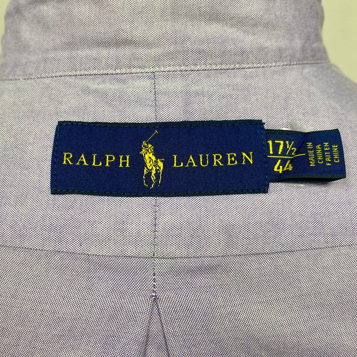 Camisa de botones Polo Ralph Lauren 🏇🏼  en color Lila Talla XL Entalle Regular