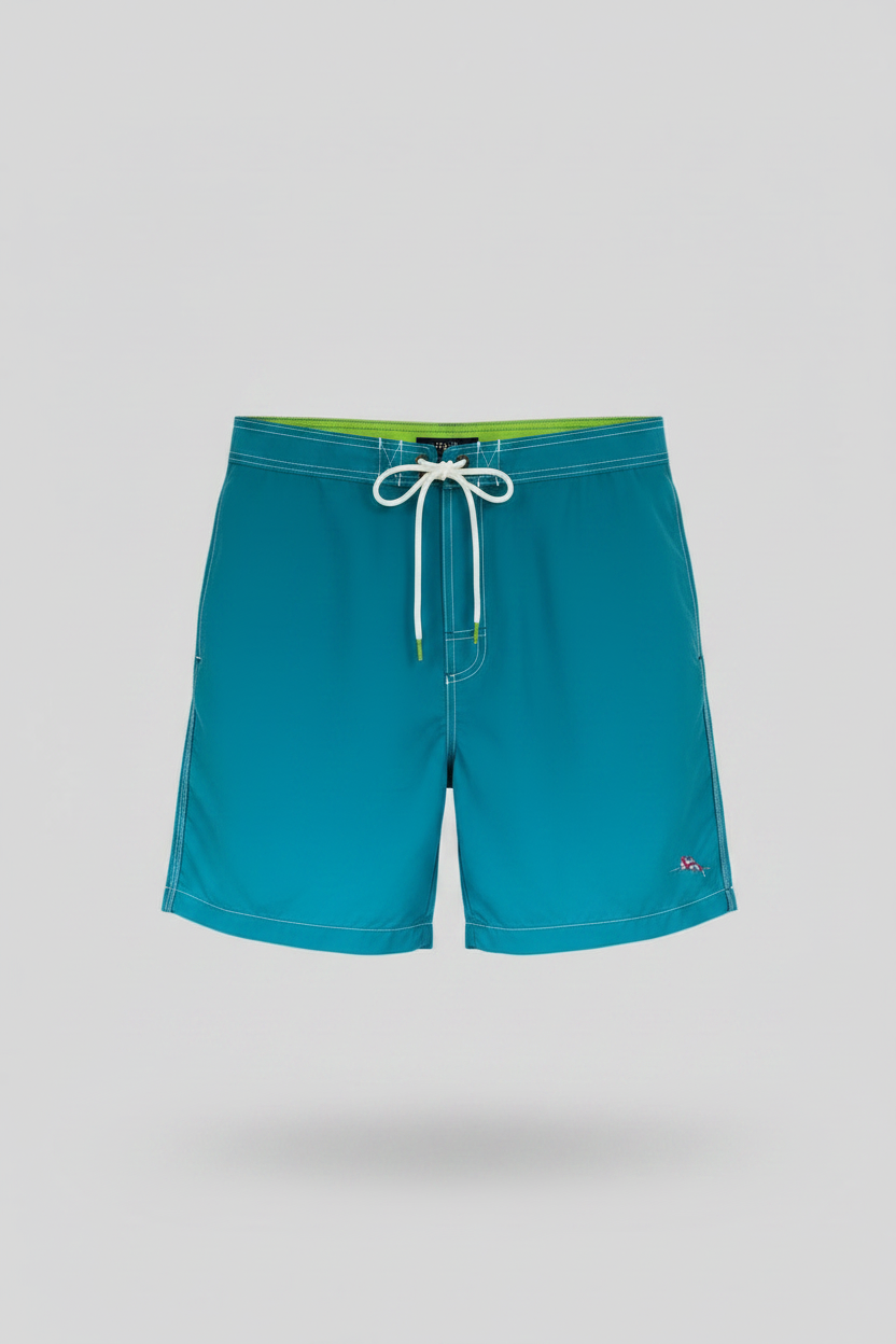 Short de baño Tommy Bahama 🏝 color azul y logo rojo y celeste talla XL
