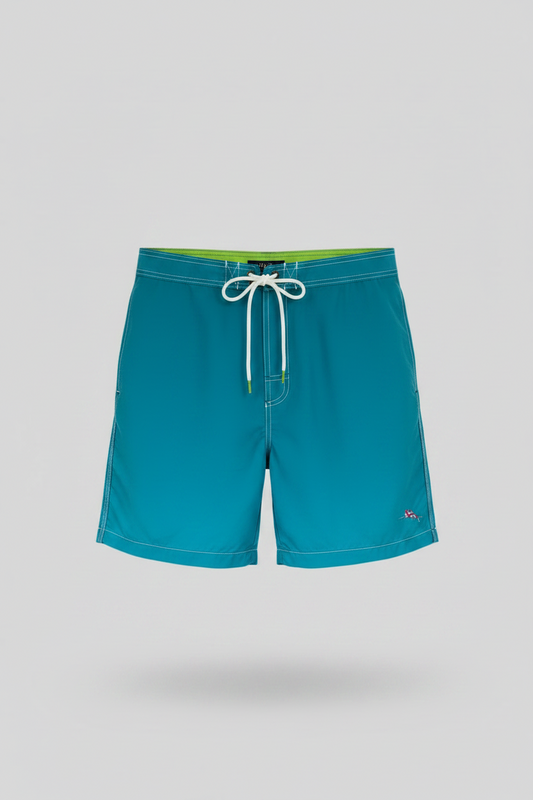 Short de baño Tommy Bahama 🏝 color azul y logo rojo y celeste talla XL