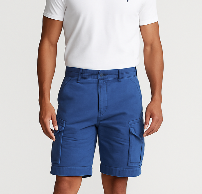 Short Cargo Polo Ralph Lauren 🏇🏼 color azul talla 38