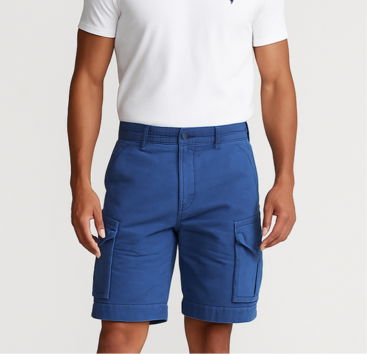 Short Cargo Polo Ralph Lauren 🏇🏼 color azul talla 38