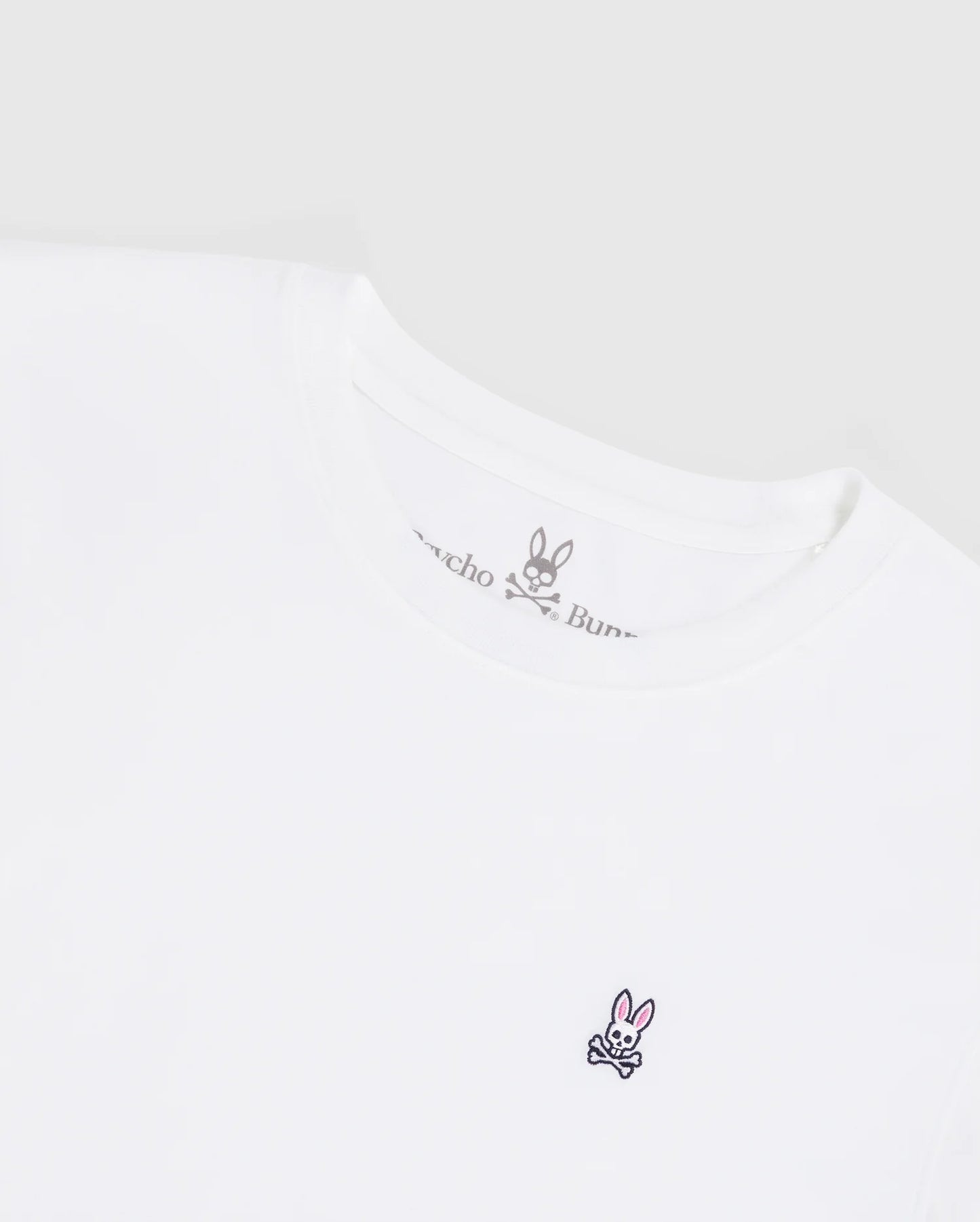 Camiseta cuello redondo Psycho Bunny 🐰 color blanco Talla M, L y XL
