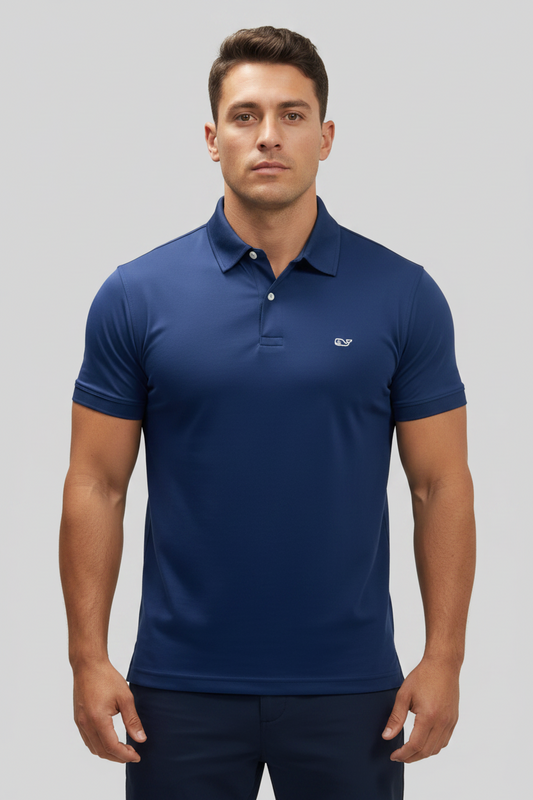 Camiseta Polo Vineyard Vines 🐳 Performance color azul navy Talla S Entalle Regular