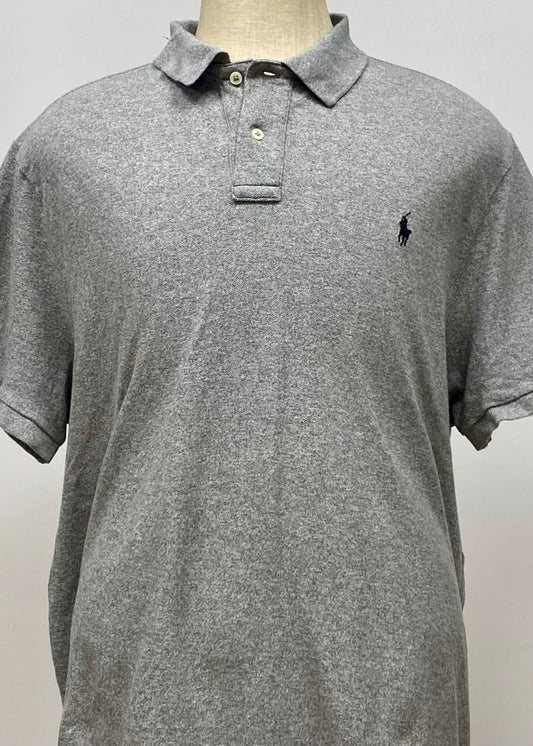 Camiseta Polo Ralph Lauren 🏇🏼color gris Talla XXL Entalle Custom Slim Fit