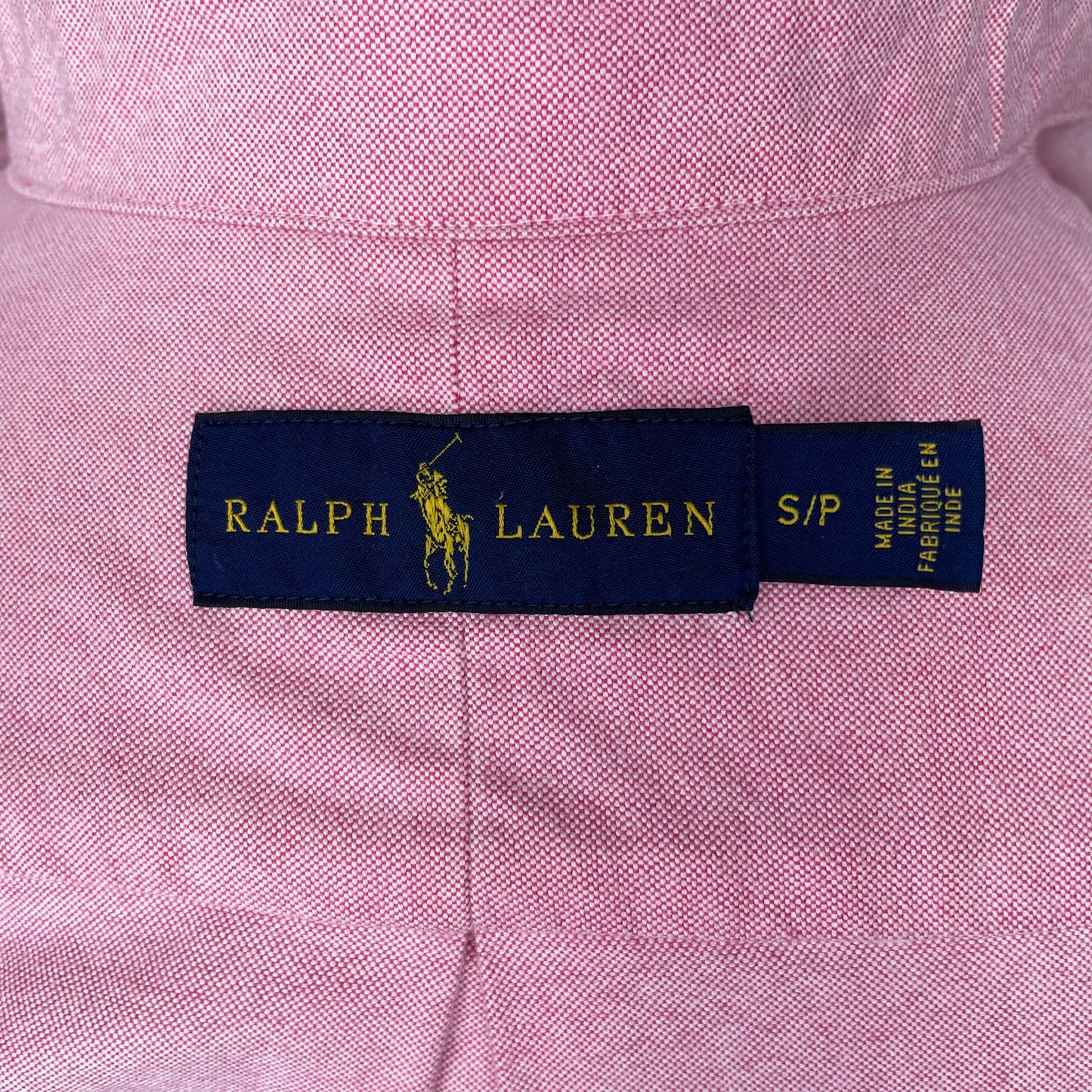 Camisa de botones Polo Ralph Lauren 🏇🏼 Oxford en color rosado Talla S Regular