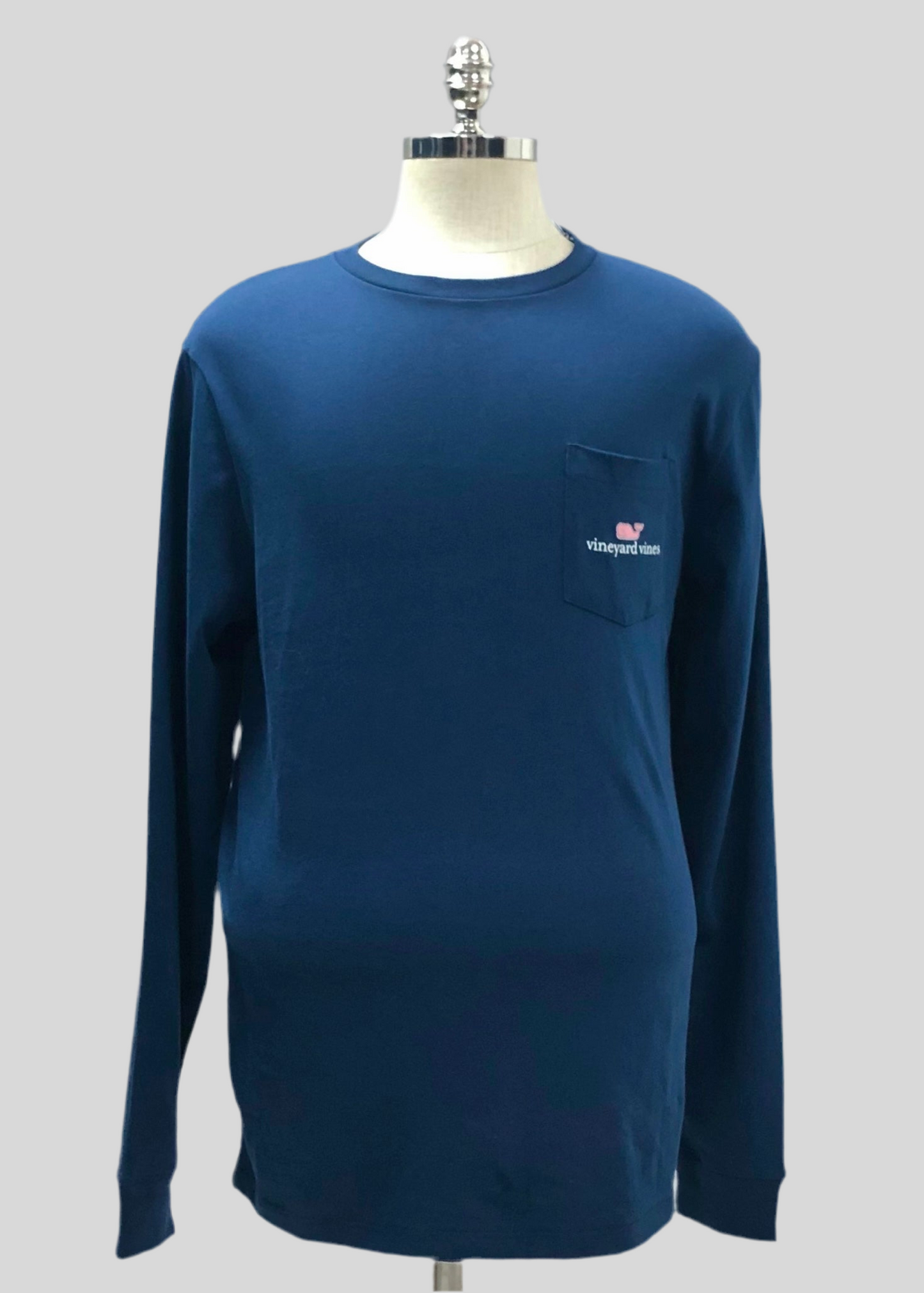 Camiseta cuello redondo Vineyard Vines 🐳 color azul navy con Diseño de ballena Talla M