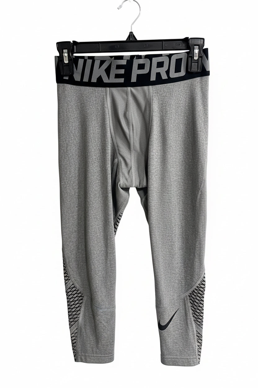 Mallas de entrenamiento licra Nike ✔️ Pro Dri-FIT 3/4 para hombre en Color gris Talla S