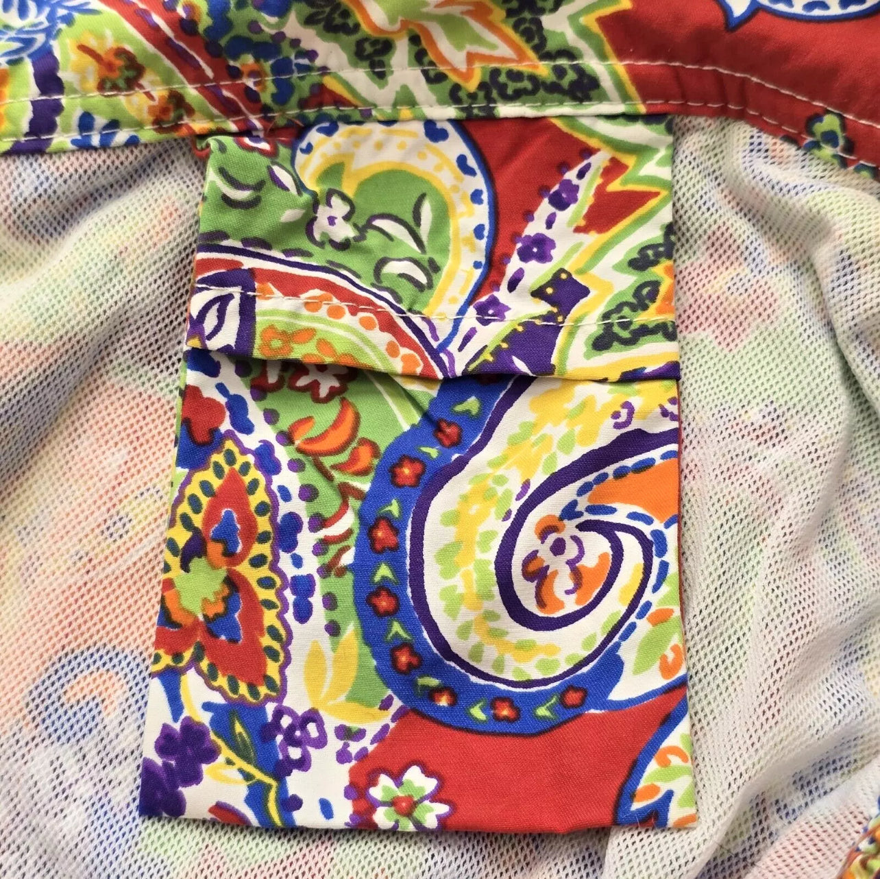 Short de baño Polo Ralph Lauren 🏇🏼 multicolor con diseño paisley talla L