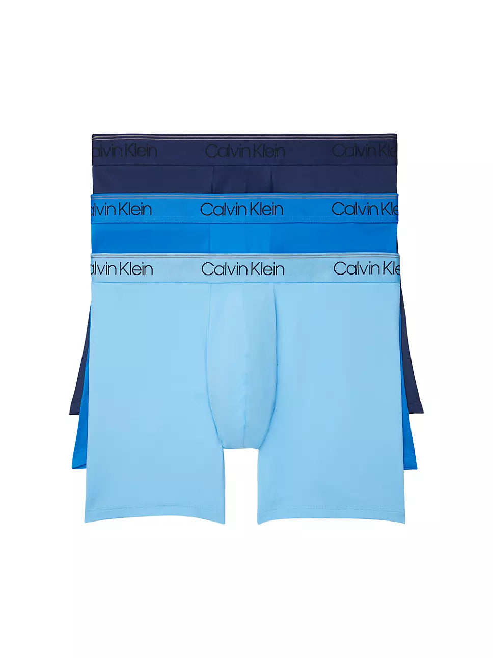 Paquete de 3 Calzoncillos tipo Boxer Calvin Klein de Microfibra Stretch - Tela ligera en Talla XXL