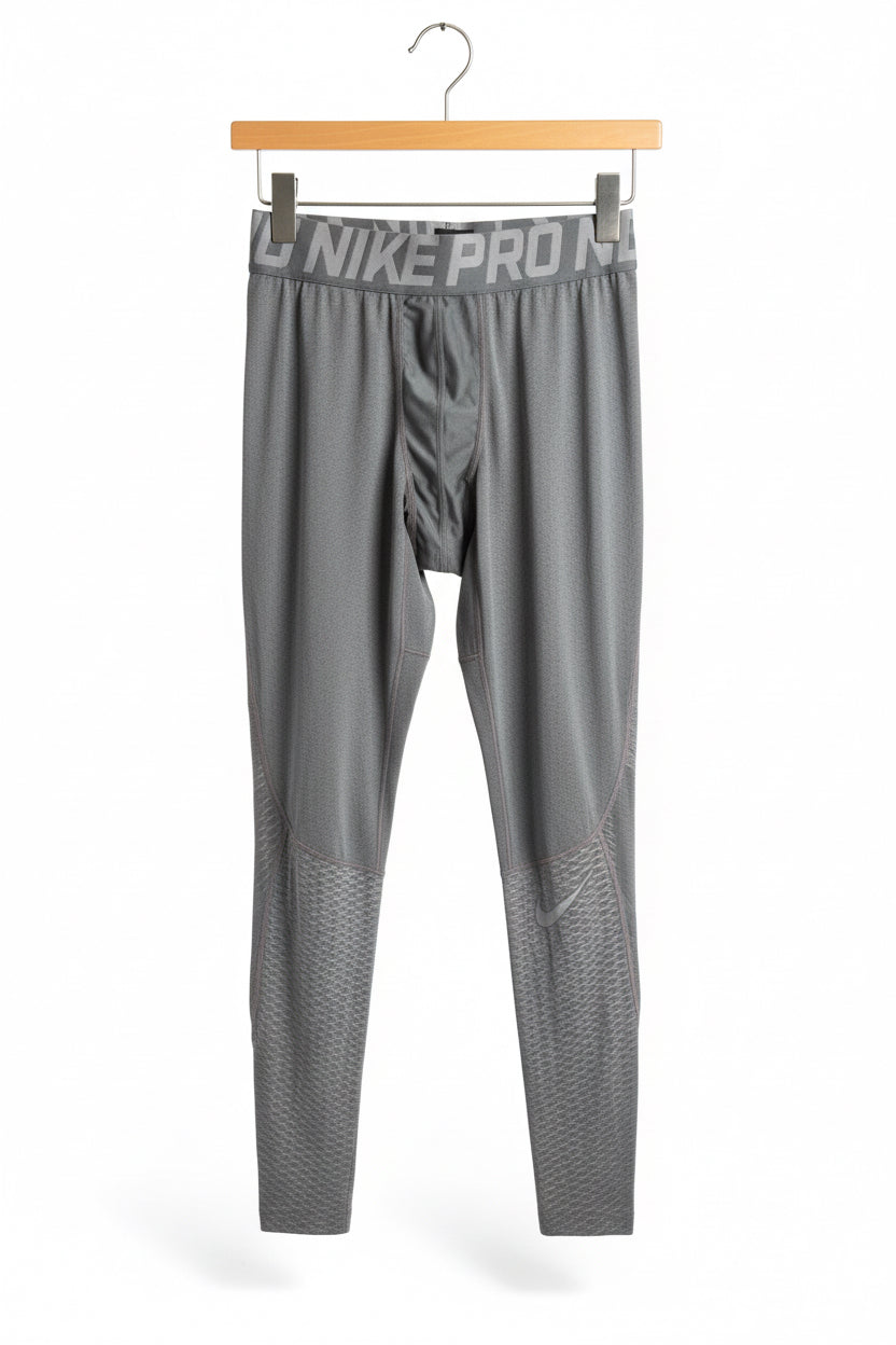 Malla de entrenamiento licra Nike ✔️ Pro Dri-FIT de hombre en Color gris plateado cintura gris Talla L