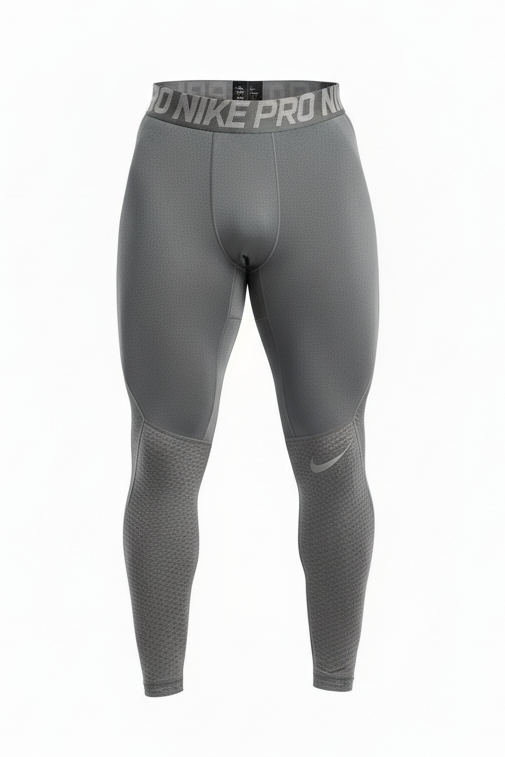Malla de entrenamiento licra Nike ✔️ Pro Dri-FIT de hombre en Color gris plateado cintura gris Talla L