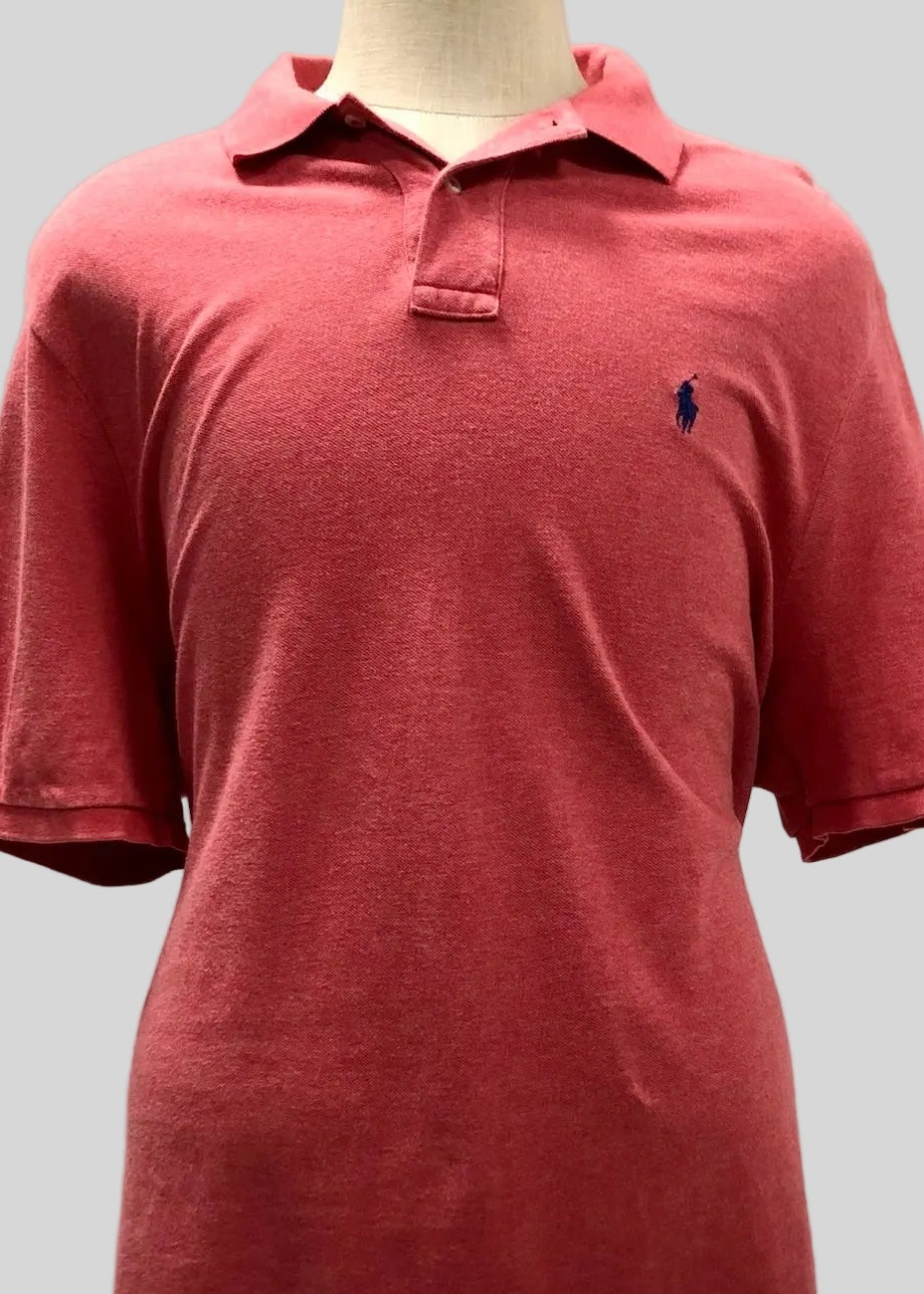 Camiseta Polo Ralph Lauren 🏇🏼color rosado magenta Talla XXL Entalle Clásico